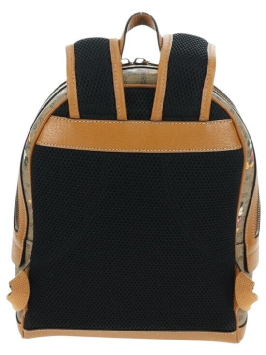 GUCCI Micro GG Supreme Disney Backpack PVC Beige Gold 552884 Auth YKZ1359M main image 16